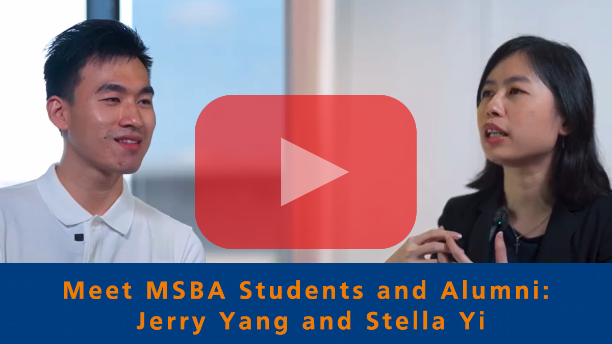 NUS MSBA: Meet Jerry and Stella