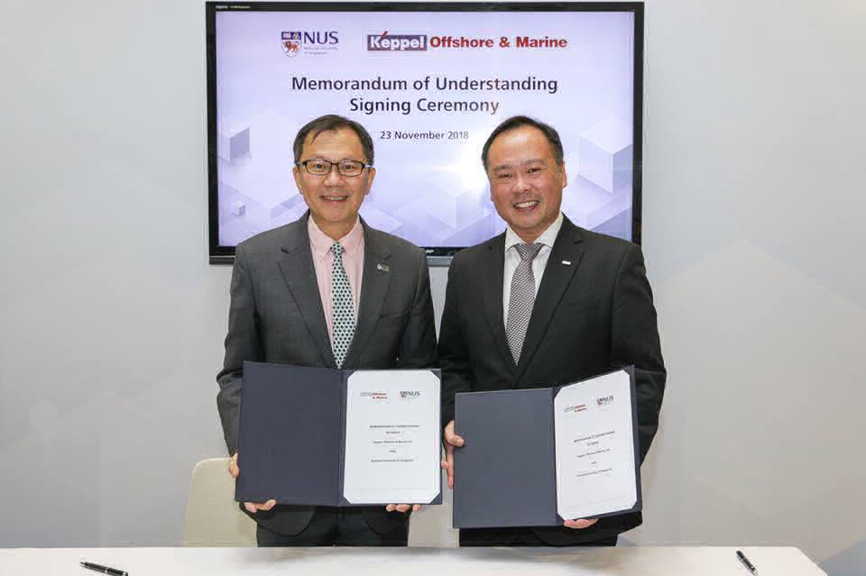 NUS and Keppel O&amp;M sign MOU to promote continuous education and training