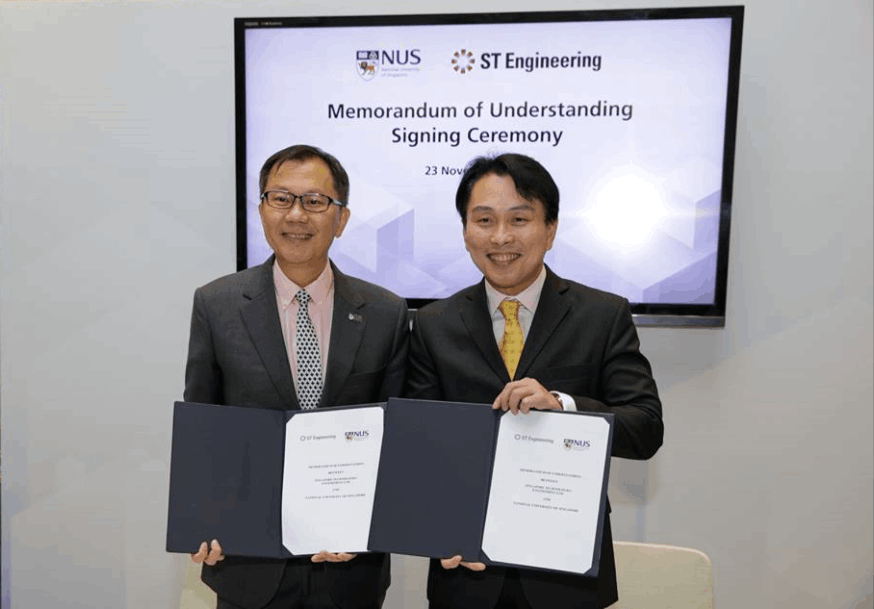 NUS and ST Engineering partner to develop future-technology capabilities